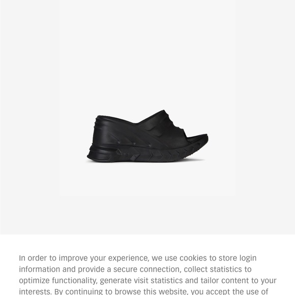 Givenchy Marshmallow wedge sandals in rubber - Picture 2 of 6